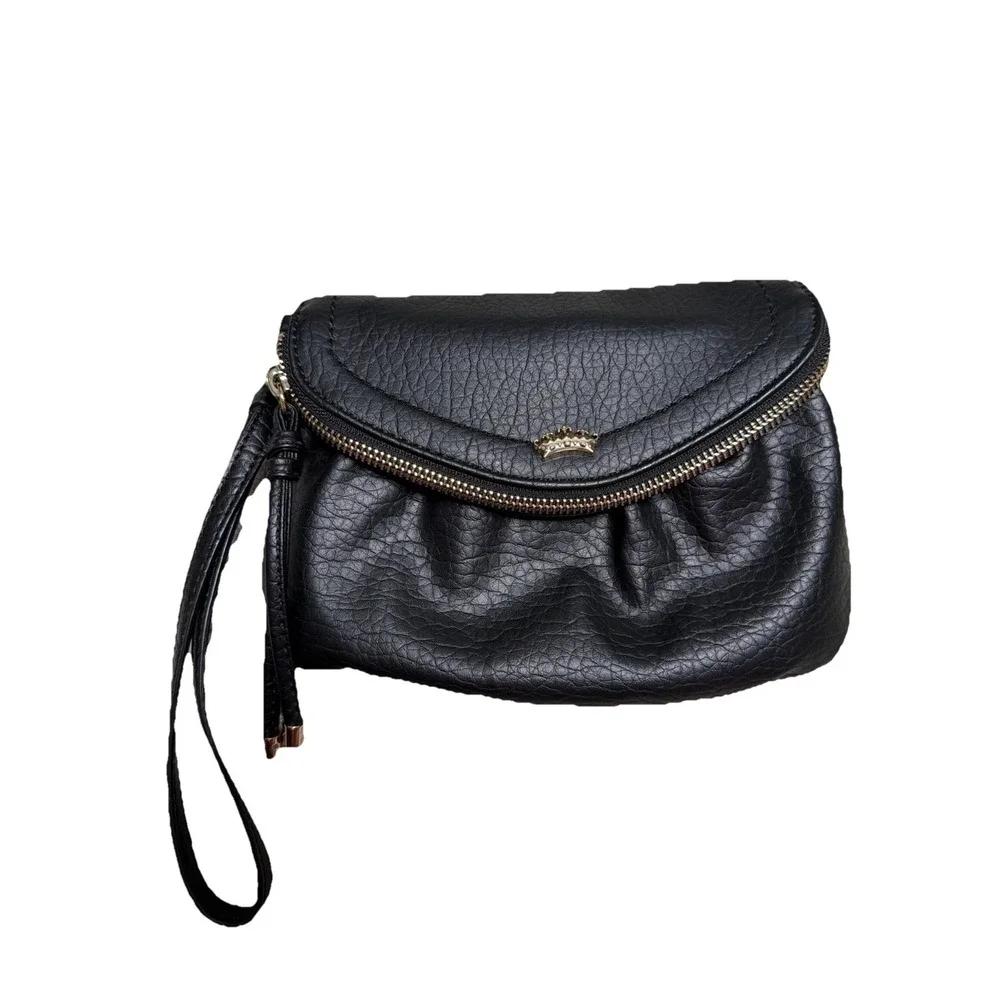 Black and Gold Juicy Couture‎ Wristlet EUC